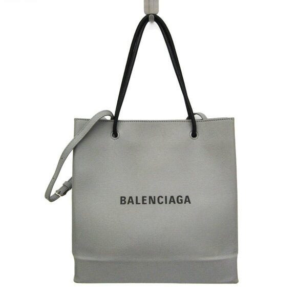 BALENCIAGA Black Leather Shoulder Bag - Picture 1 of 15